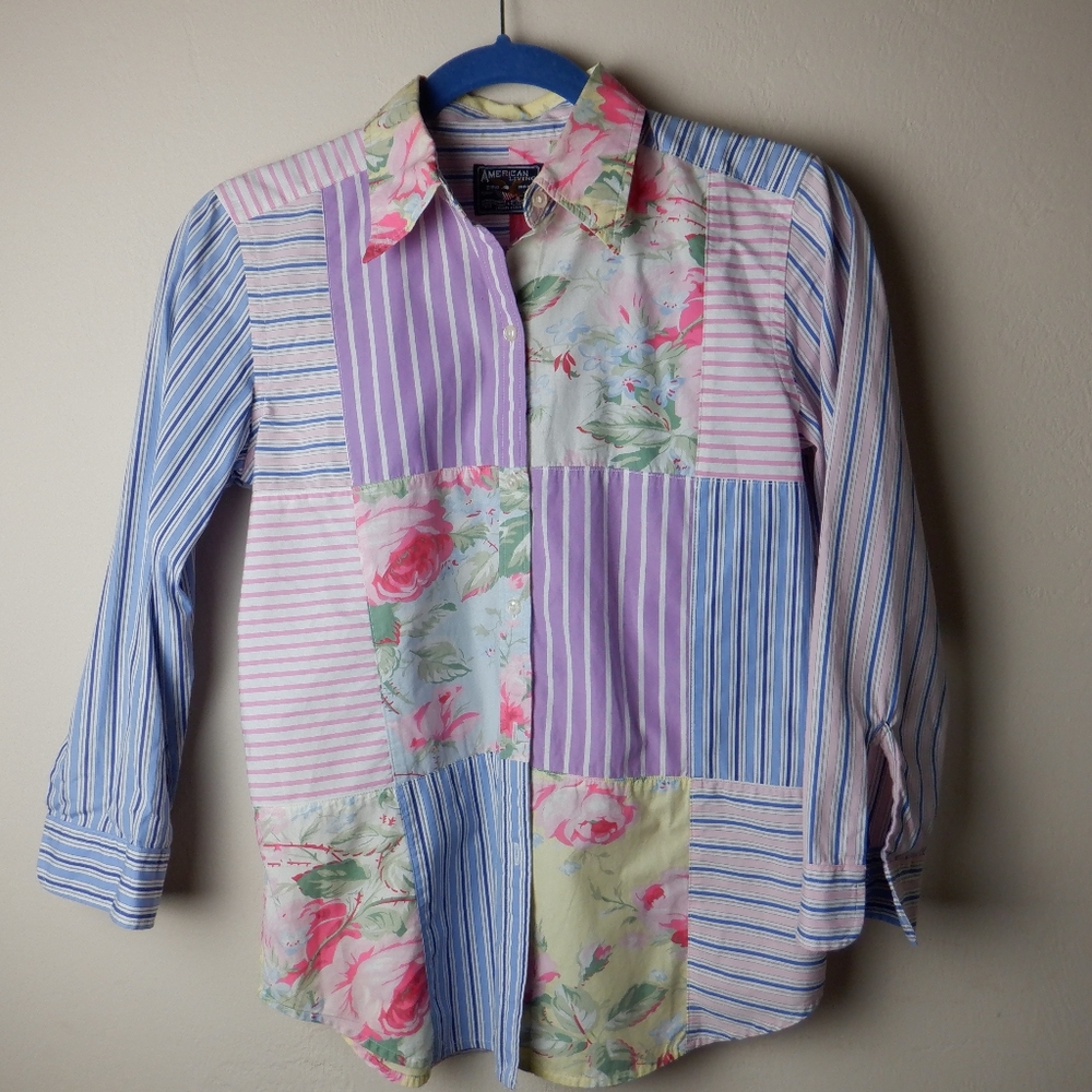 American Living multicolor top, size S